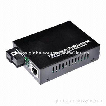 Fiber media converter: 10M/100M/1000M, BIDI, WDM, T1310/R1550+40KM
